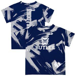 Newborn & Infant Vive La Fete  Navy Butler Bulldogs Paint Brush T-Shirt