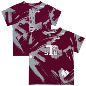 Toddler Vive La Fete  Maroon Texas Southern Tigers Paint Brush T-Shirt