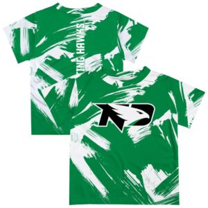 Toddler Vive La Fete  Kelly Green North Dakota Paint Brush T-Shirt