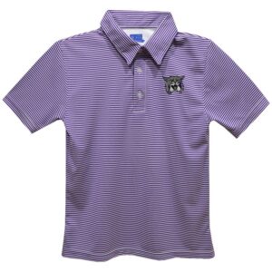 Toddler Vive La Fete Purple Weber State Wildcats Pencil Stripe Polo