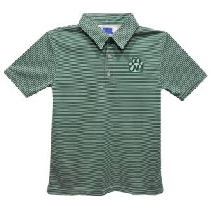 Toddler Vive La Fete Green Northwest Missouri State Bearcats Pencil Stripe Polo