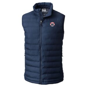 Men's Columbia Navy Washington Wizards Powder Lite Omni-Heat Reflective Full-Zip Vest