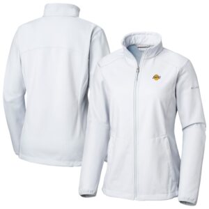 Women's Columbia  White Los Angeles Lakers Kruser Ridge II Full-Zip Jacket