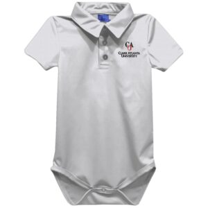 Infant Vive La Fete White Clark Atlanta University Panthers Polo Bodysuit