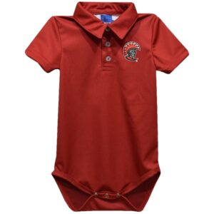 Infant Vive La Fete Red Tampa Spartans Polo Bodysuit
