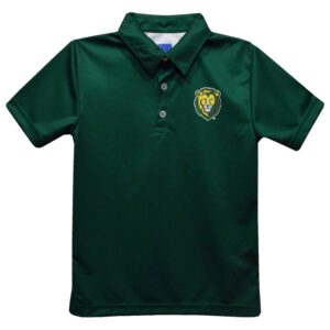Youth Vive La Fete  Green Southeastern Louisiana Lions Solid Polo