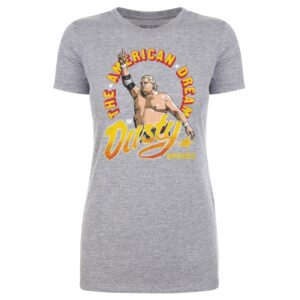 Women's 500 Level Heather Gray Dusty Rhodes The American Dream T-Shirt