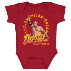 Infant 500 Level Red Dusty Rhodes The American Dream Bodysuit