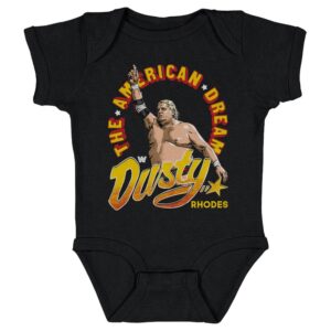 Infant 500 Level Black Dusty Rhodes The American Dream Bodysuit