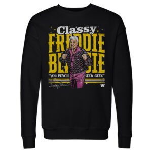 Men's 500 Level  Black Classy Freddie Blassie Pullover Sweatshirt