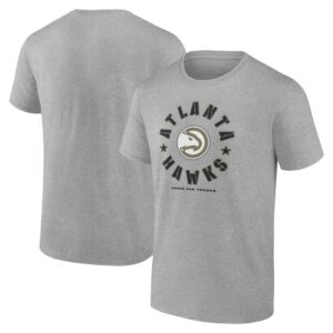Men's Heather Gray Atlanta Hawks Hoops for Troops T-Shirt