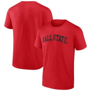 Men's Cardinal Ball State Cardinals Basic Arch T-Shirt