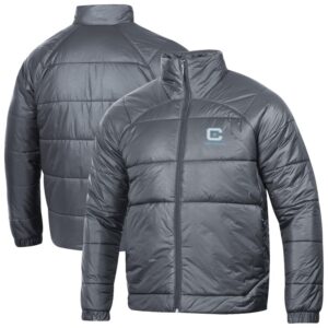 Men's Under Armour  Gray Citadel Bulldogs Insulate Full-Zip Jacket