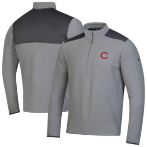 Men's Under Armour  Gray Colgate Raiders CGI Microfleece Quarter-Zip Jacket