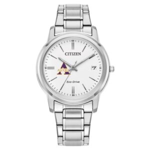 Women's Citizen Watch  Silver Alcorn State Braves Eco-Drive Stainless Steel Watch
