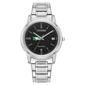Women's Citizen Watch  Silver North Dakota Classic Eco-Drive Black Dial Watch