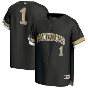 Unisex GameDay Greats #1 Black UCF Knights Collegiate Baseball Fashion Jersey