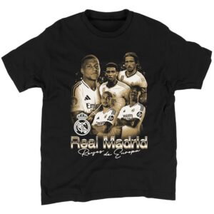 Men's Sport Design Sweden  Black Real Madrid Player T-Shirt