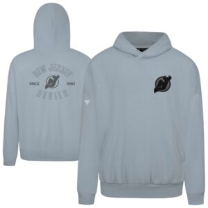 Men's Levelwear  Gray New Jersey Devils Contact Nightfall Pullover Hoodie