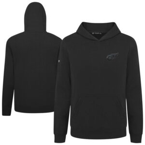 Youth Levelwear  Black Detroit Red Wings Jr Podium Nightfall Pullover Hoodie