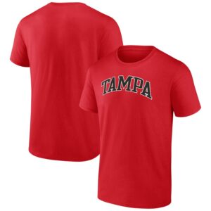 Men's Red Tampa Spartans Short Name T-Shirt