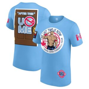 Men's Light Blue John Cena Farewell Tour 2025 Toronto T-Shirt