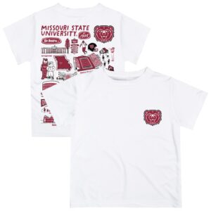 Infant Vive La Fete White Missouri State University Bears Impressions Artwork T-Shirt