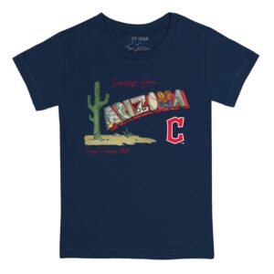 Infant Tiny Turnip Navy Cleveland Guardians Spring Training 2025 T-Shirt