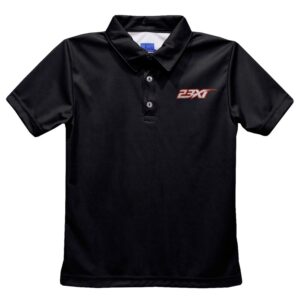Youth Vive La Fete Black 23XI Racing Polo