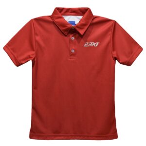 Youth Vive La Fete Red 23XI Racing Polo