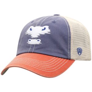 Men's Top of the World Royal Florida Gators Off Road Three-Tone Vintage Adjustable Trucker Hat