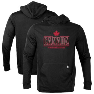 Men's Levelwear Black Canada 2025 4 Nations Face-Off Thrive Tri-Blend Pullover Hoodie