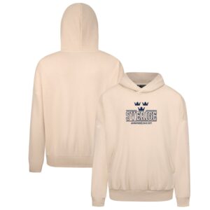 Men's Levelwear Khaki Sweden 2025 4 Nations Face-Off Contact Pullover Hoodie