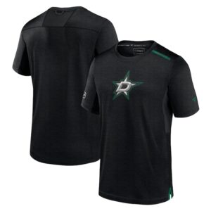 Men's Fanatics Black Dallas Stars Authentic Pro Performance T-Shirt