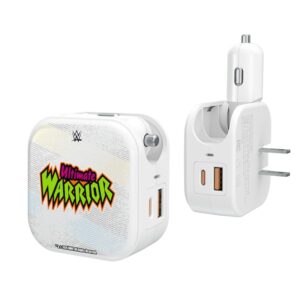 Keyscaper White The Ultimate Warrior 2-in-1 USB Charger