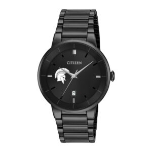 Men's Citizen Watch Black Case Western Reserve Spartans Stainless Steel Watch