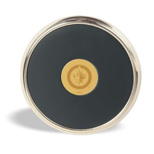 Gold Winnipeg Jets Round Coaster
