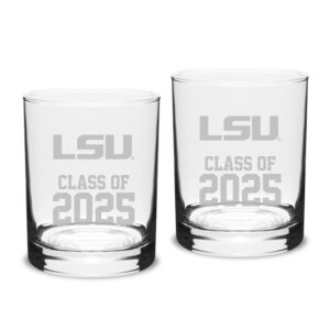 LSU Tigers Class of 2025 Two-Piece 14oz. Classic Double Old-Fashioned Glass Set