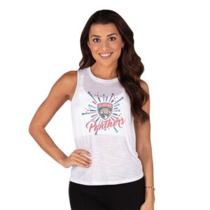 Women's Concepts Sport White Florida Panthers Infuse Knit Tank Top