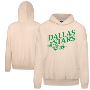 Men's Levelwear  Khaki Dallas Stars St. Patrick's Day Contact Boots Pullover Hoodie