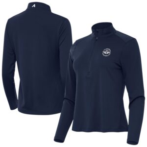 Women's 2025 U.S. Amateur Antigua Navy Tribute Half-Zip Jacket
