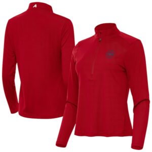 Women's 2025 U.S. Amateur Antigua Red Tribute Half-Zip Jacket