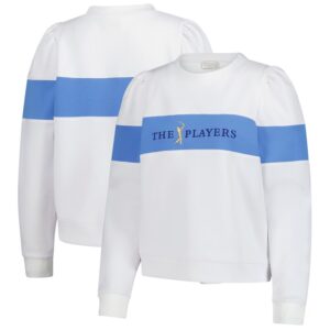 Women's Smith & Quinn  White THE PLAYERS Peggy Oversized Pullover Sweatshirt
