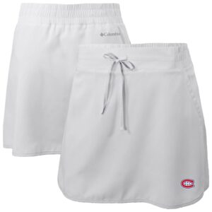 Women's Columbia  White Montreal Canadiens Lakewood Pines Omni-Wick Skort