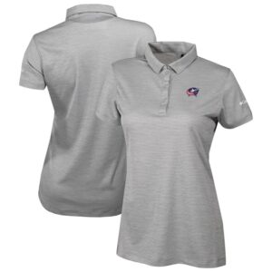 Women's Columbia  Gray Columbus Blue Jackets Omni-Wick Set II Polo