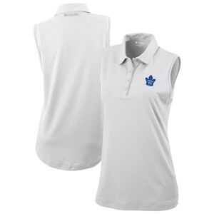 Women's Columbia  White Toronto Maple Leafs Tend the Ball Omni-Wick Tank Top