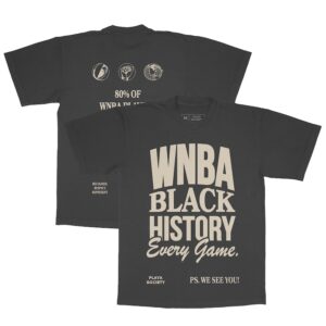 Unisex Playa Society Black WNBA Black History Month Every Game Premium T-Shirt
