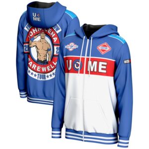 Men's ProSphere Blue John Cena Royal Rumble 2025 Pit Full-Zip Hoodie
