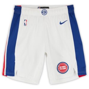 Cade Cunningham Detroit Pistons Game-Used White Nike Shorts from the 2024-25 NBA Season - Size 40
