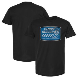Men's RFK Racing Heather Charcoal Chris Buescher Vintage T-Shirt